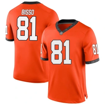 Men's Oklahoma State Cowboys Joe Bisso Football Jersey - Game Orange