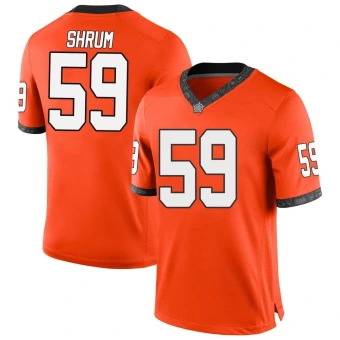 Men's Oklahoma State Cowboys Kason Shrum Football Jersey - Game Orange