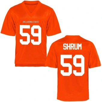 Men's Oklahoma State Cowboys Kason Shrum Football Jersey - Game Orange