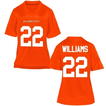 Women's Oklahoma State Cowboys C.J. Williams Football Jersey - Game Orange