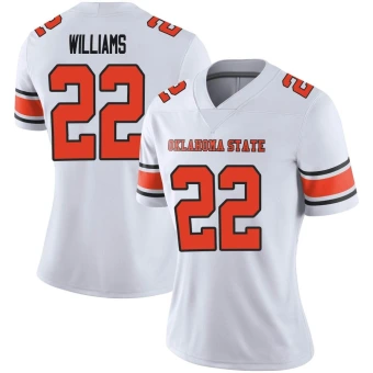 Women's Oklahoma State Cowboys C.J. Williams Women Football Jersey - Limited White