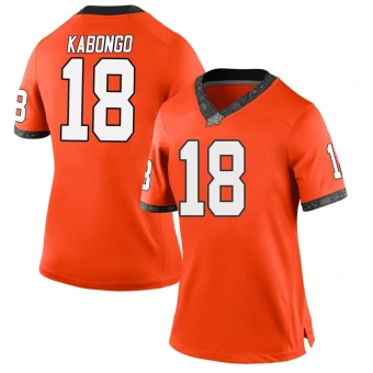 Women's Oklahoma State Cowboys David Kabongo Football Jersey - Game Orange