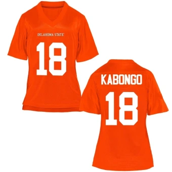 Women's Oklahoma State Cowboys David Kabongo Football Jersey - Game Orange