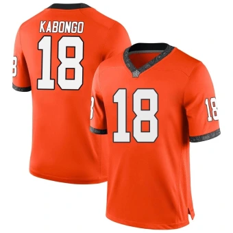 Youth Oklahoma State Cowboys David Kabongo Football Jersey - Replica Orange