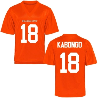 Youth Oklahoma State Cowboys David Kabongo Football Jersey - Replica Orange